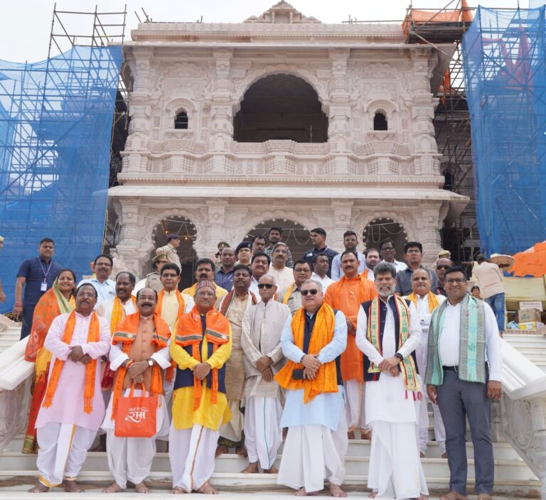 राम मंदिर में गूंजा नारा, छत्तीसगढ़ के भांचा राम, जय श्री राम, जय श्री राम